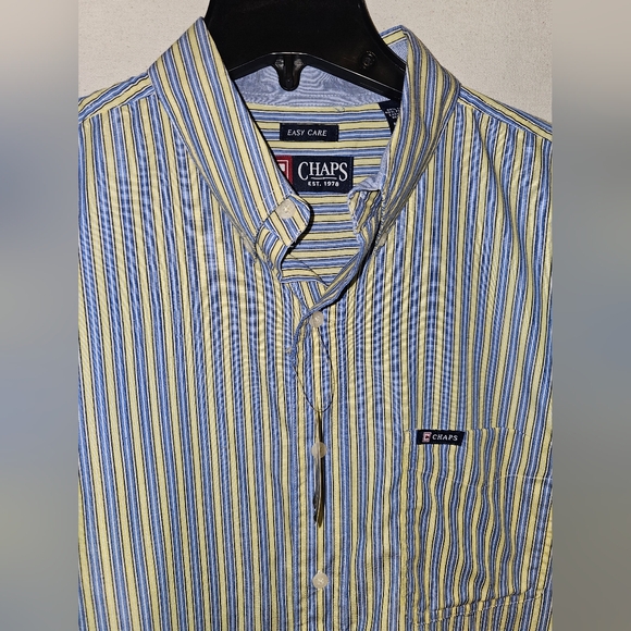 Chaps Multicolor Striped Men's Shirt - Picture 2 of 7